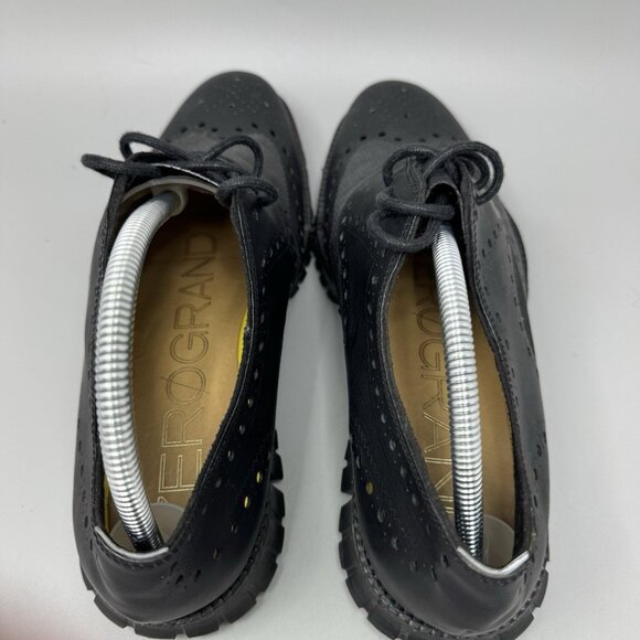 Cole Haan No Stitch Zerogrand Men Size 10.5 M Shoes Black Wingtip Oxford C12973 main image 4